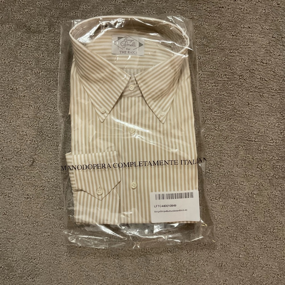 Men stripe shirt